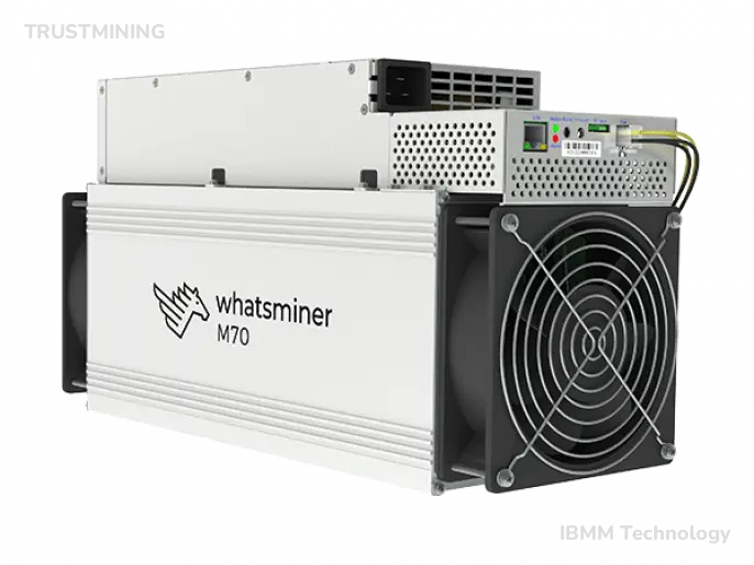 Оборудование для майнинга WhatsMiner M70 242 Th/s, производитель MicroBT, алгоритм SHA-256 Превью