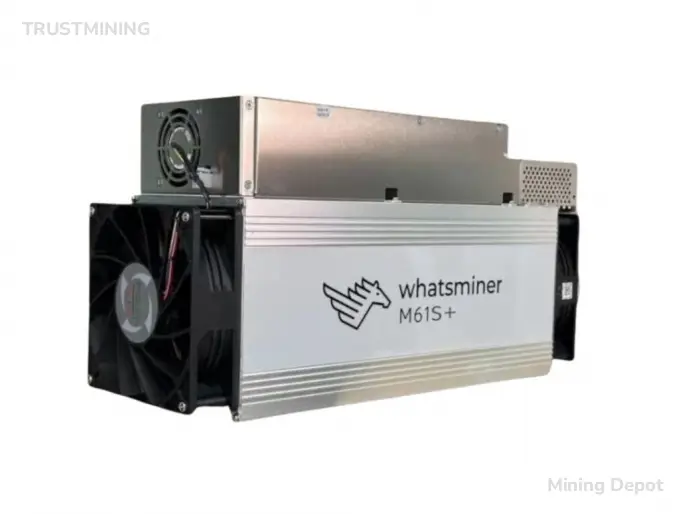 Оборудование для майнинга WhatsMiner M61S+ 216 Th/s, производитель MicroBT, алгоритм SHA-256 Превью