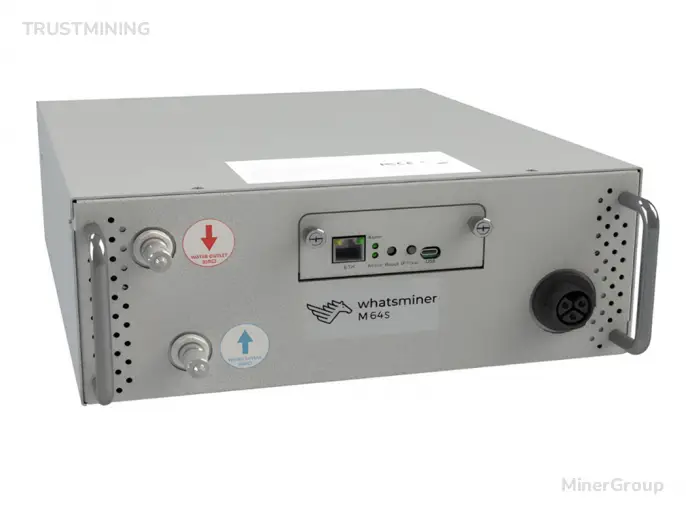 Оборудование для майнинга WhatsMiner M64S 208 Th/s, производитель MicroBT, алгоритм SHA-256 Превью