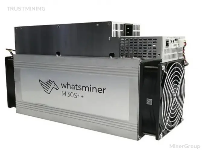Mining equipment WhatsMiner M30S++ 108Th/s, manufacturer MicroBT, algorithm SHA-256 Preview