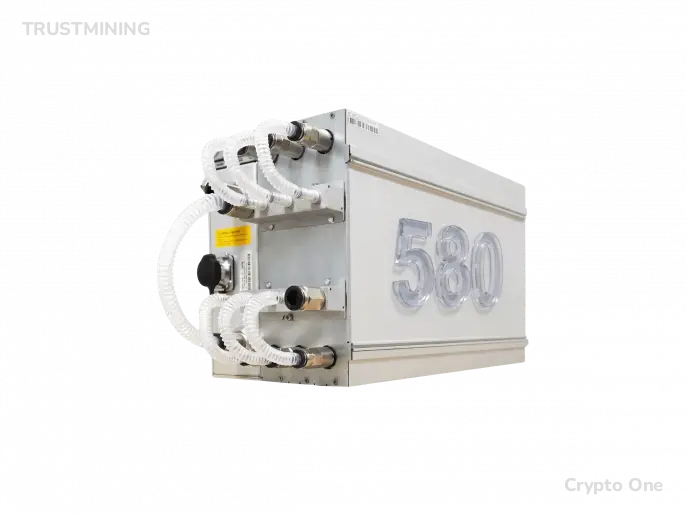 Mining equipment Antminer S23 Hyd 580Th/s, manufacturer Bitmain, algorithm SHA-256 Preview