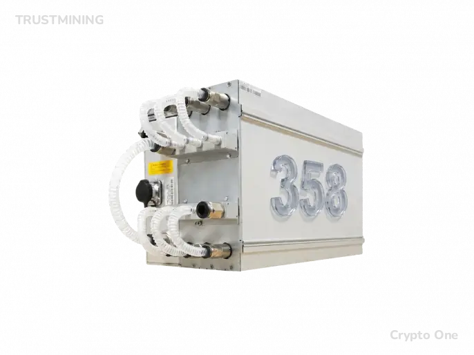 Mining equipment Antminer S21+ Hyd 358Th/s, manufacturer Bitmain, algorithm SHA-256 Preview