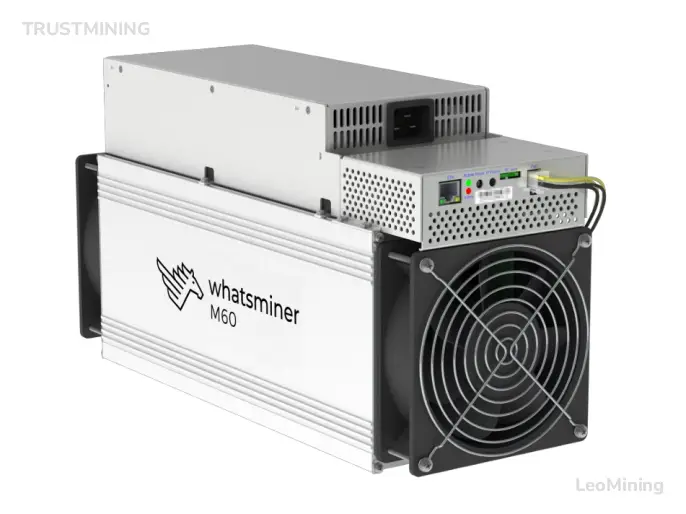 Mining equipment WhatsMiner M60 176Th/s, manufacturer MicroBT, algorithm SHA-256 Preview
